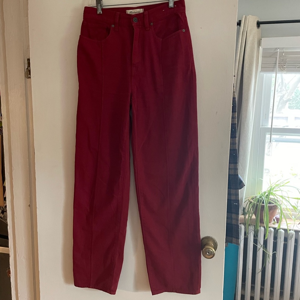 High-waisted Baggy Straight Jeans Madewell